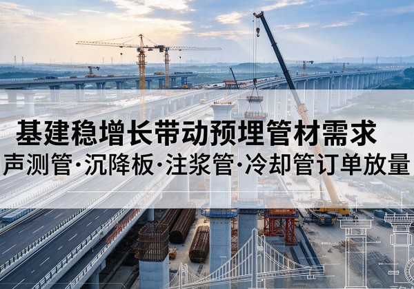 兴仁基建稳增长带动预埋监测管材需求，声测管、沉降板、注浆管订单持续放量