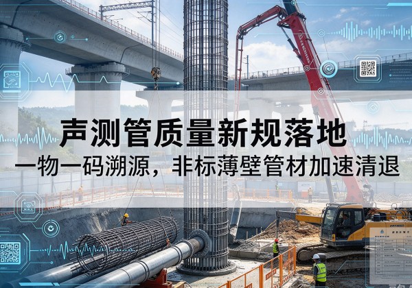 兴仁声测管质量新规落地，一物一码溯源，非标薄壁管材加速清退